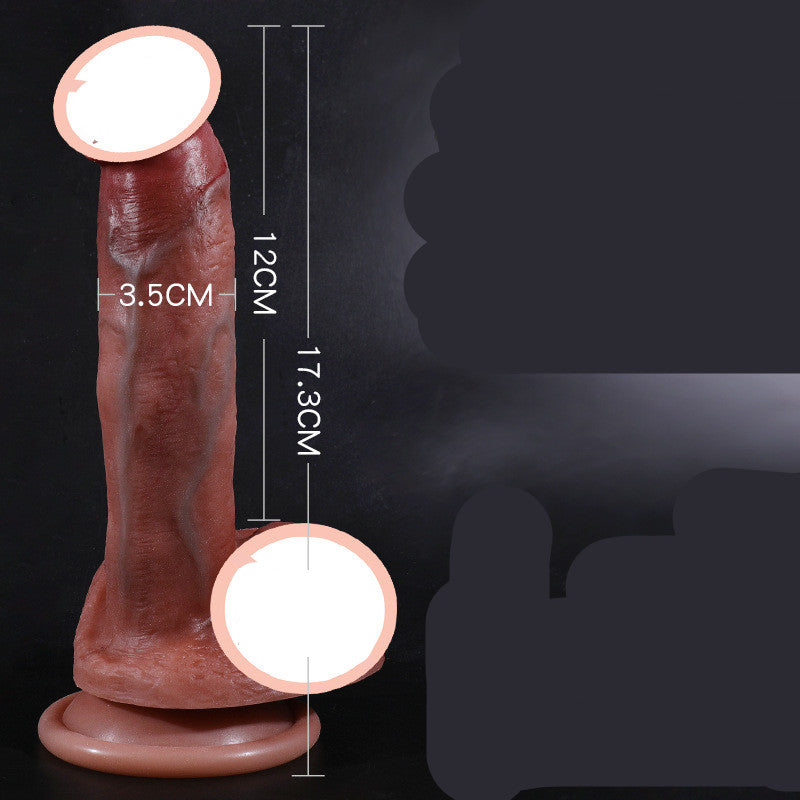 Liquid silicone penis female masturbation