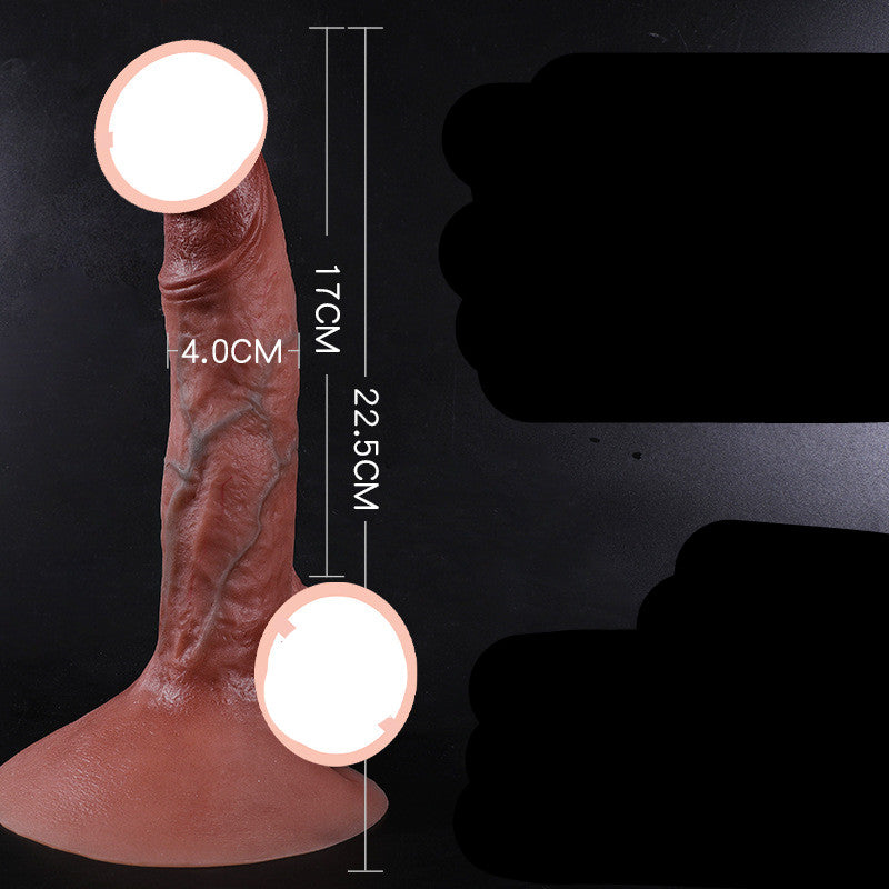 Liquid silicone penis female masturbation