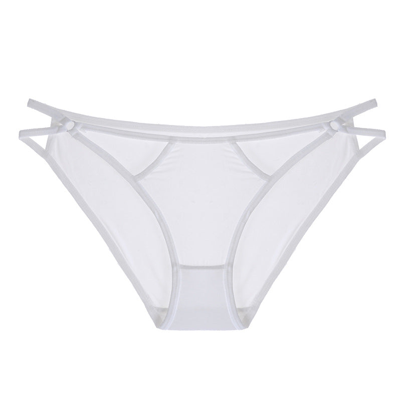 French Lace Low-Waist Thin-Covered Hip And Crotch Briefs