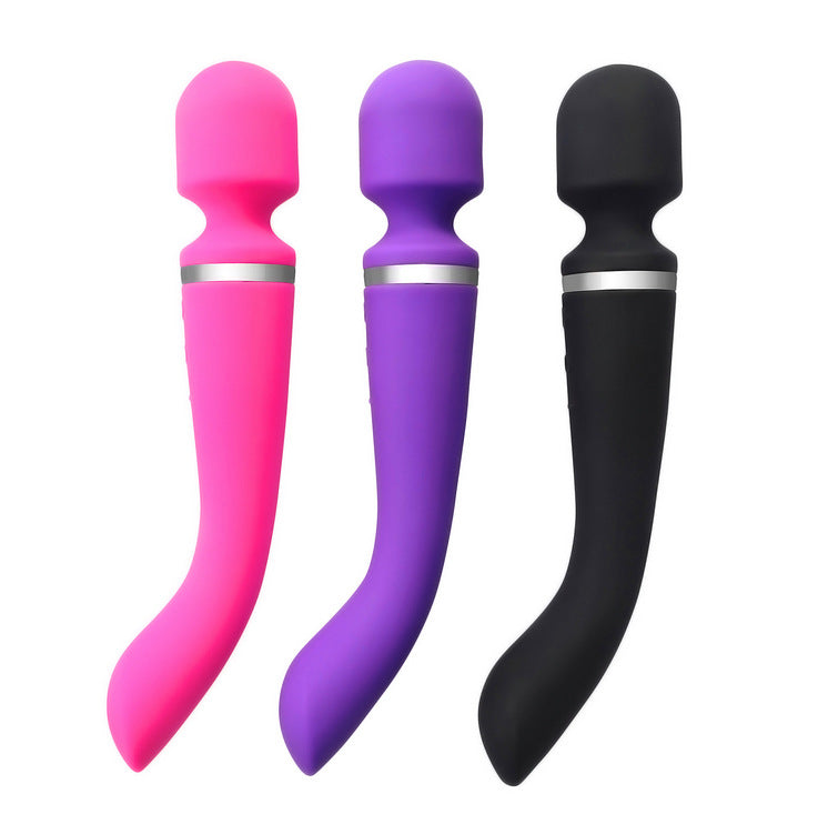 Double Head Vibrator Female Charging Silicone