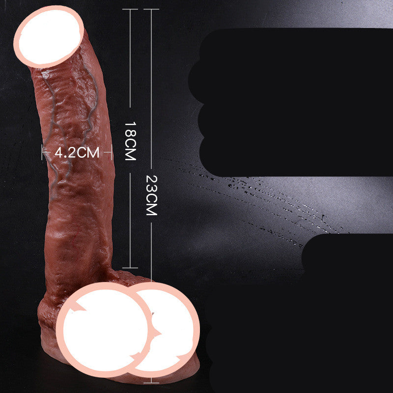 Liquid silicone penis female masturbation