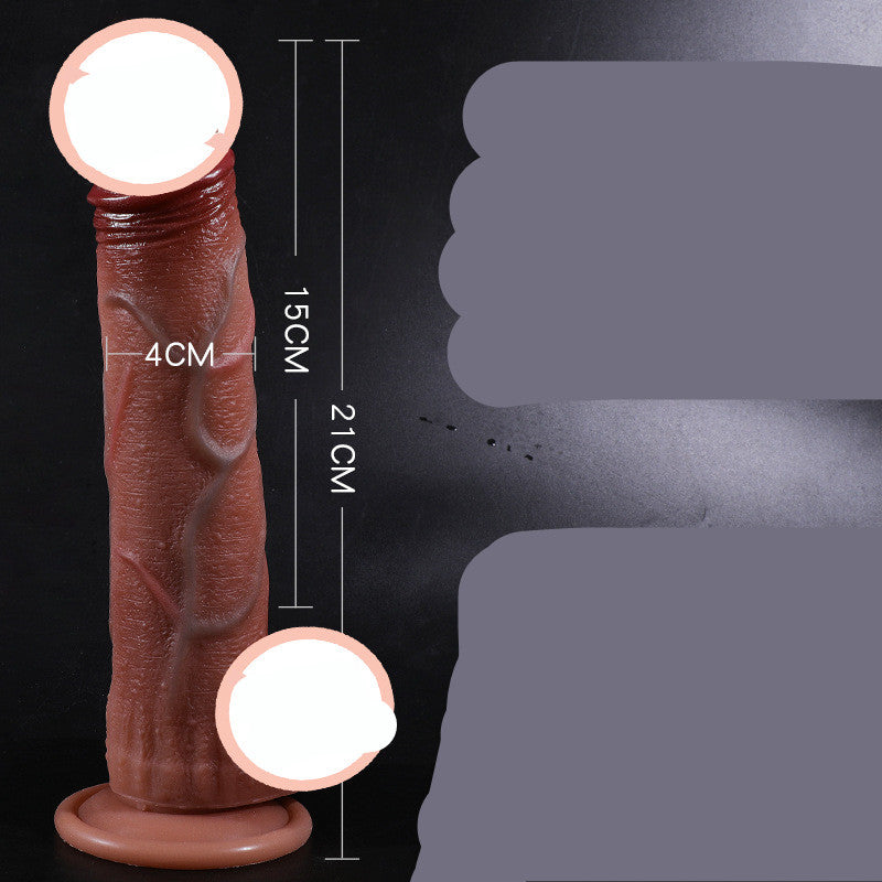 Liquid silicone penis female masturbation