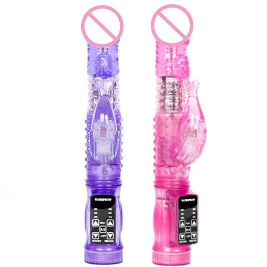 Productos eróticos femeninos para adultos Dispositivo de masturbación AV con vibrador de cola de pez Power-To-Bead