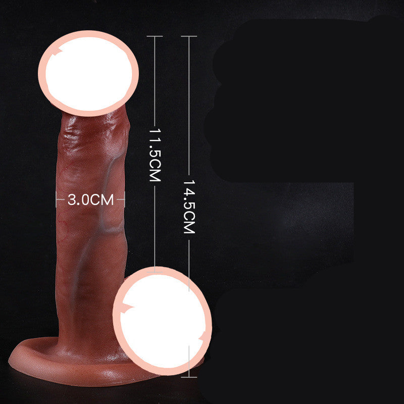 Liquid silicone penis female masturbation