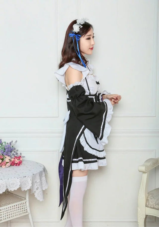 Anime cosplay maid outfit