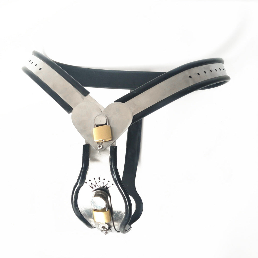 Heart-shaped Women's T Stainless Steel Chastity Belt