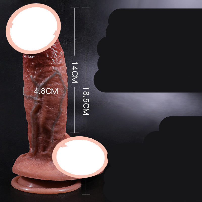 Liquid silicone penis female masturbation